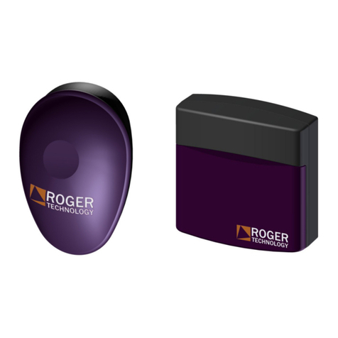 Roger R90/F4ES Instruction and warnings for the installer