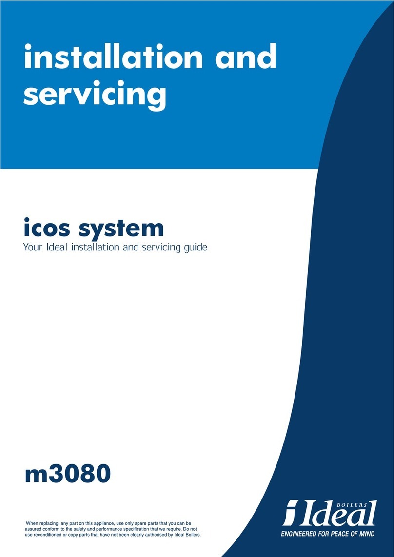 Ideal Boilers icos system m3080 User manual Ideal Boilers icos system m3080 User manual