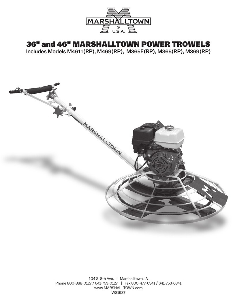 Marshalltown M4611 manual