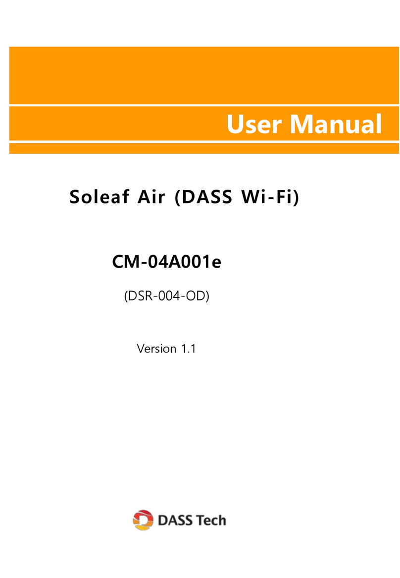 DASS Tech Soleaf Air DSR-004-OD user manual