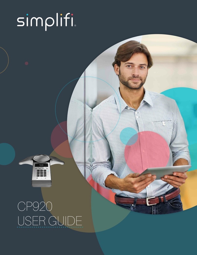 Simplifi CP920 user guide