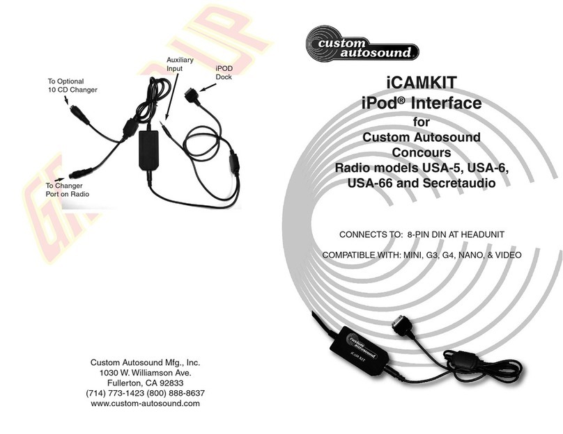 Custom Autosound iCAMKIT manual