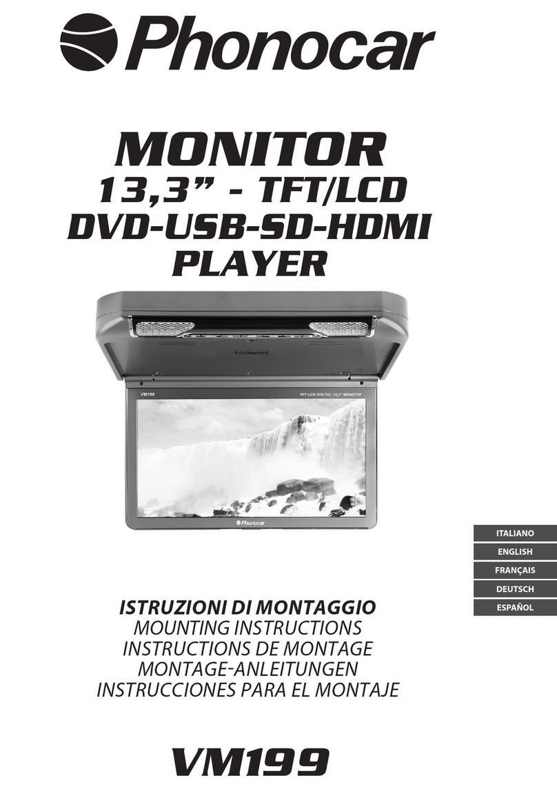 Phonocar VM199 Mounting instructions