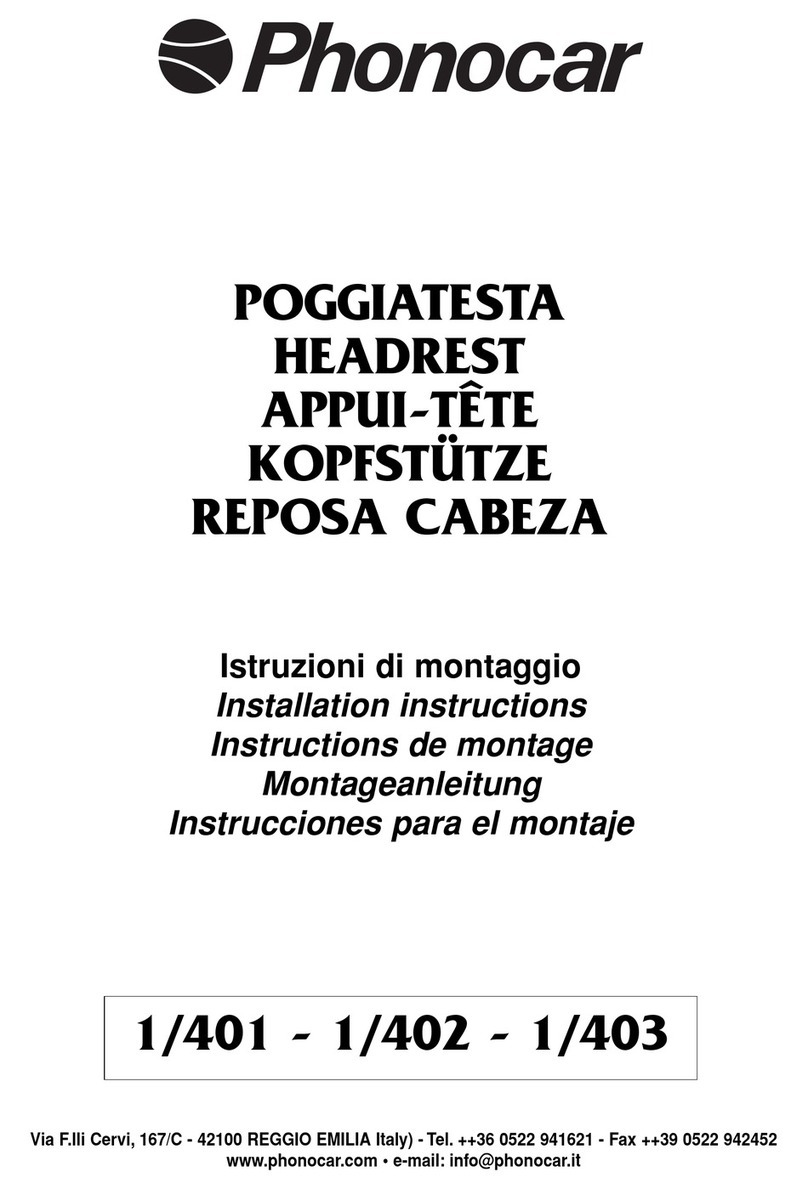 Phonocar 1/401 installation instructions