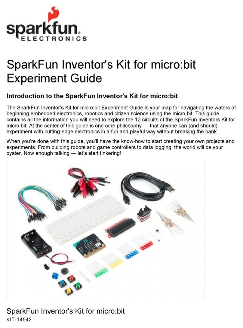 Sparkfun Electronics Inventor's Kit User manual