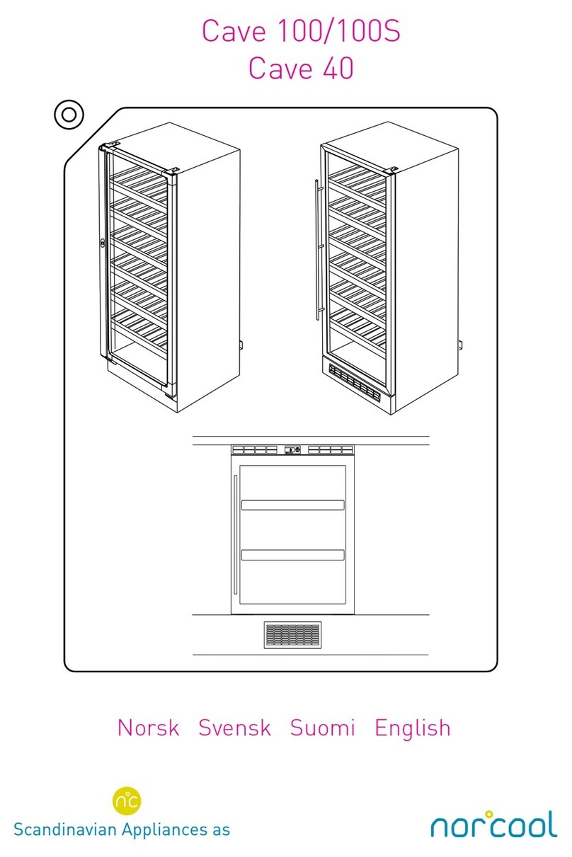 Scandinavian Appliances Norcool Cave 100S manual