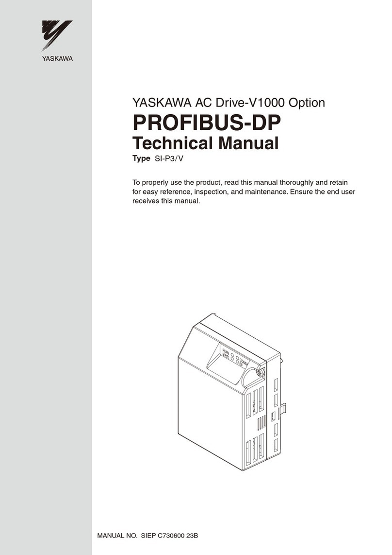 YASKAWA SI-P3V Technical manual YASKAWA SI-P3V Technical manual