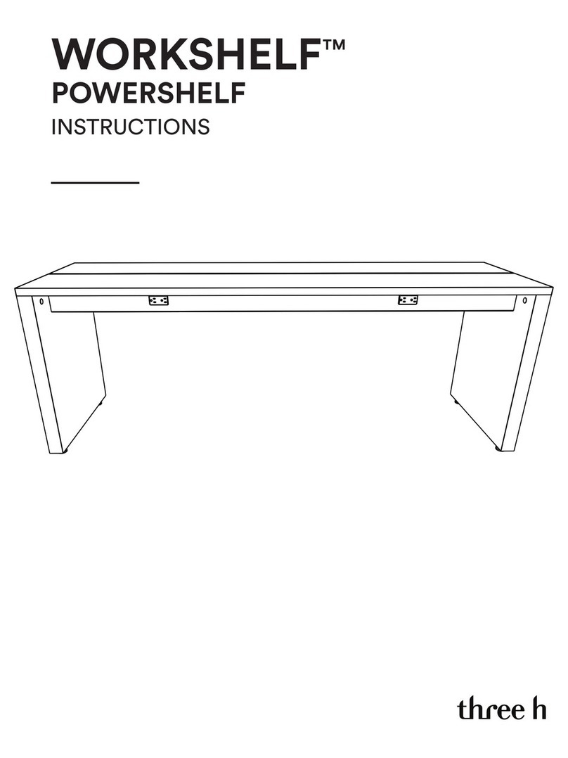 three h WORKSHELF User manual