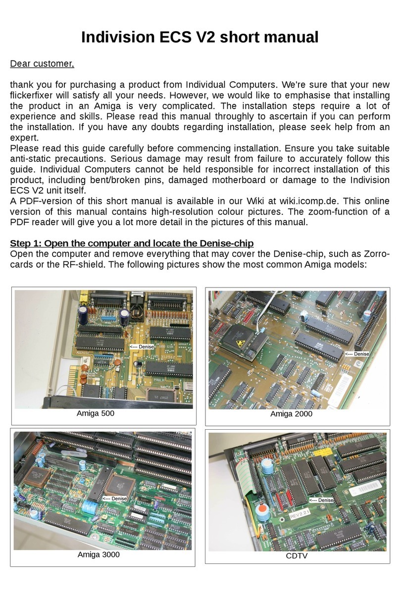 Individual Computers Indivision ECS V2 Short manual
