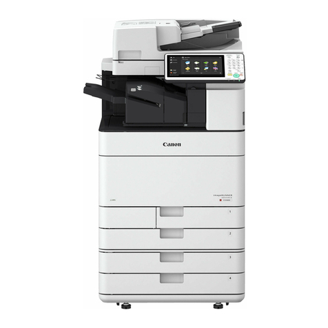 Canon imagerunner advance C5550i Faq guide