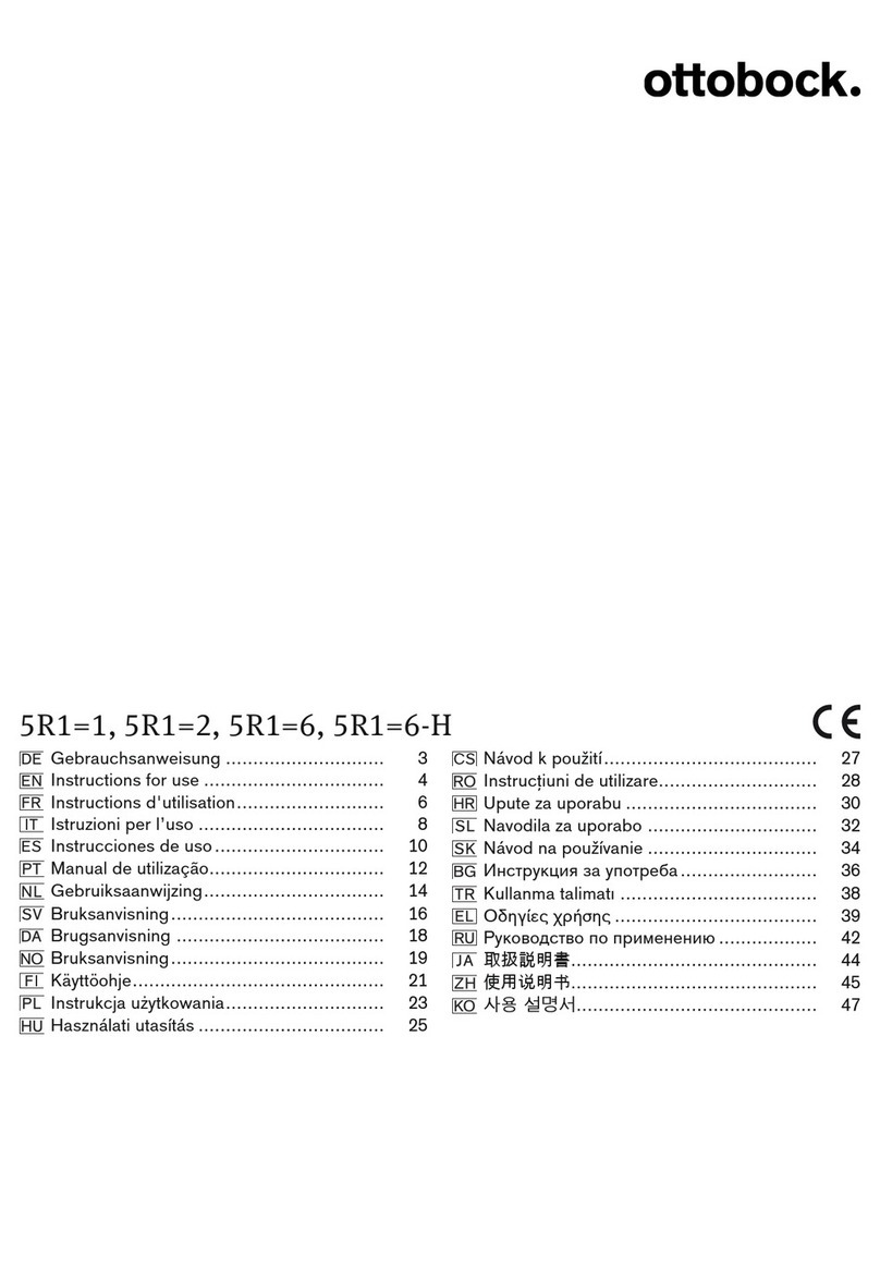 Otto Bock 5R1-6 Instructions for use