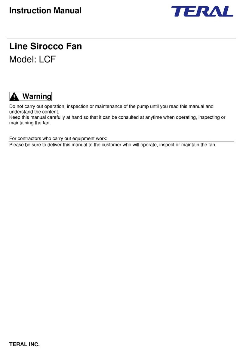 Teral LCF Series User manual