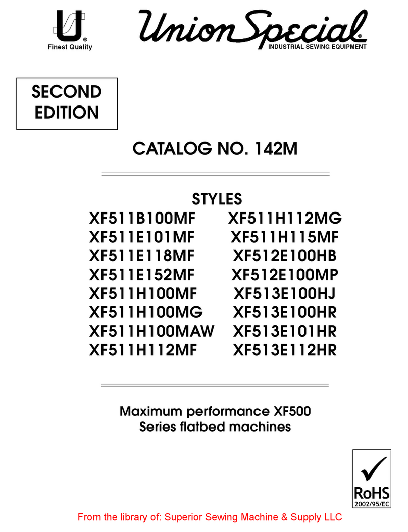 UnionSpecial XF511B100MF User manual
