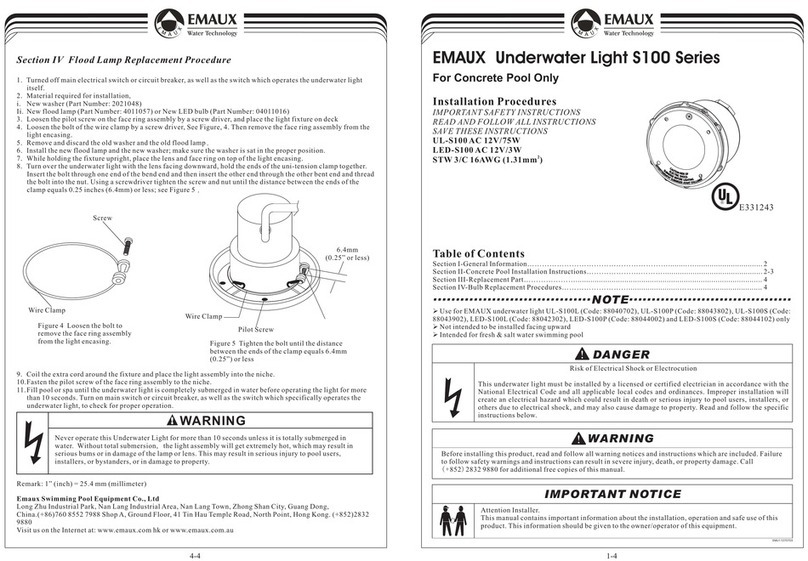 emaux S100 Series Reference guide