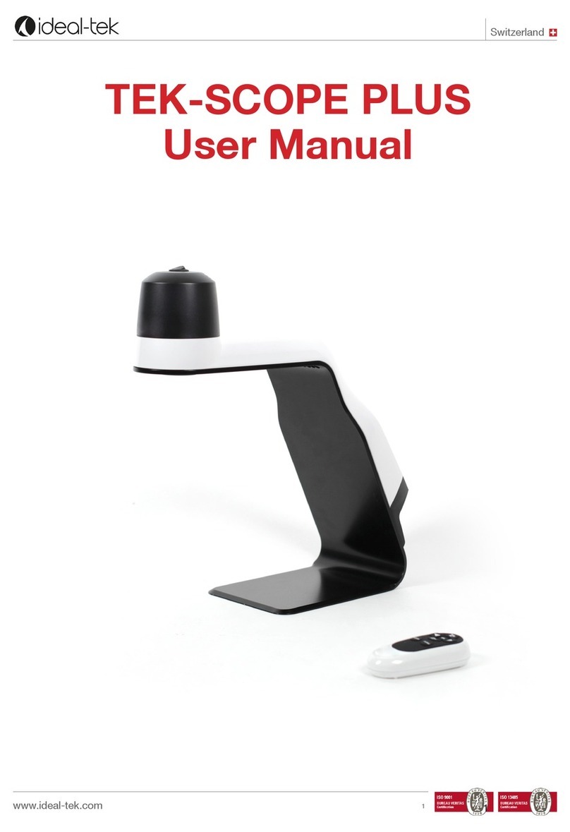 ideal-tek TEK-SCOPE PLUS user manual