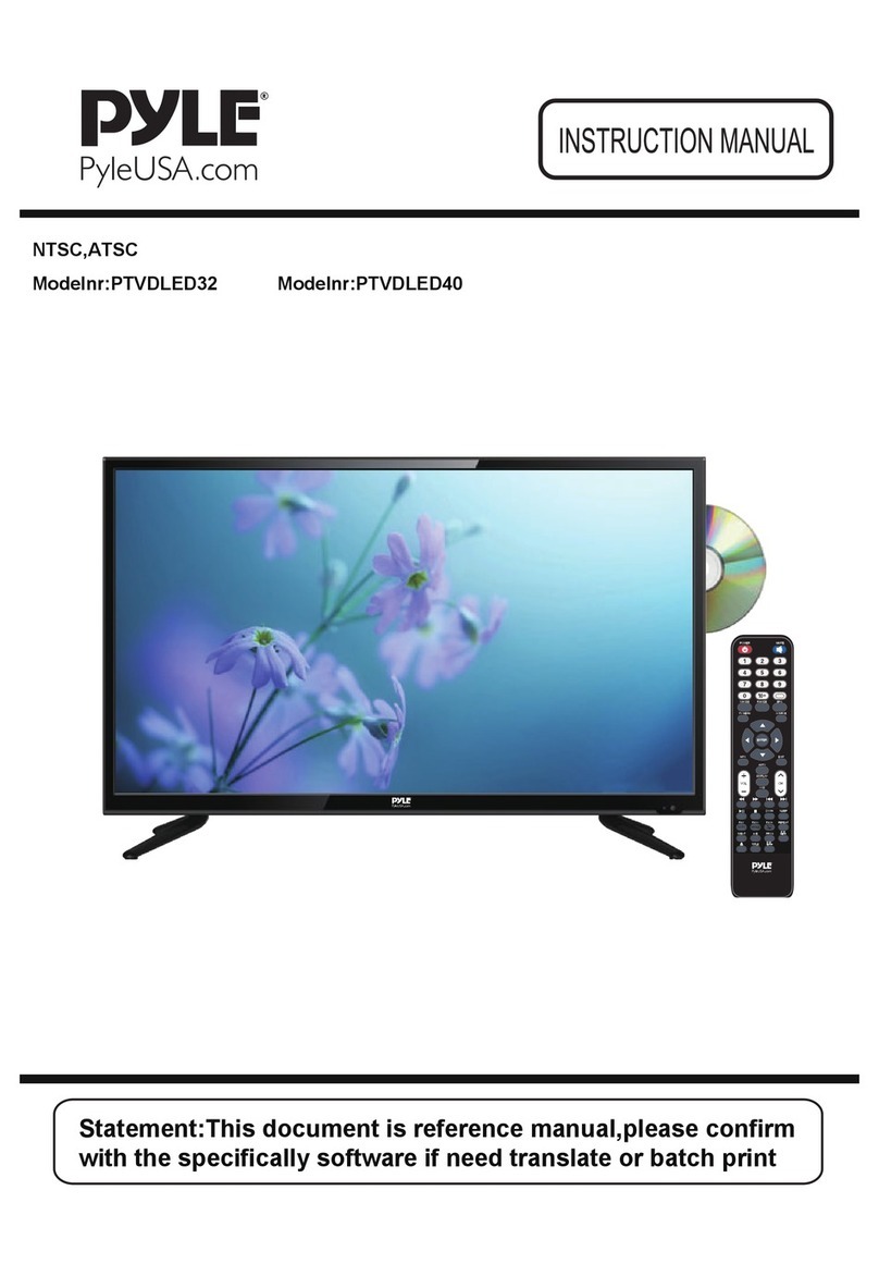 Pyle PTVDLED32 User manual