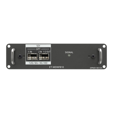 Panasonic ET-MDNFB10 operating instructions