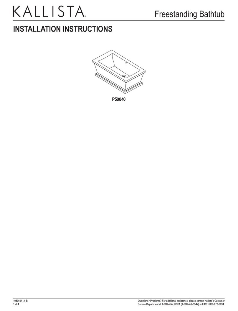 Kallista P50040 installation instructions
