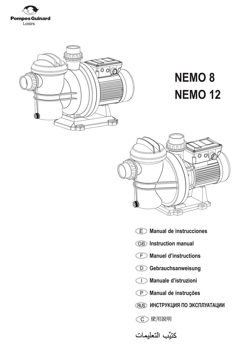 Pompes Guinard NEMO 12 instruction manual