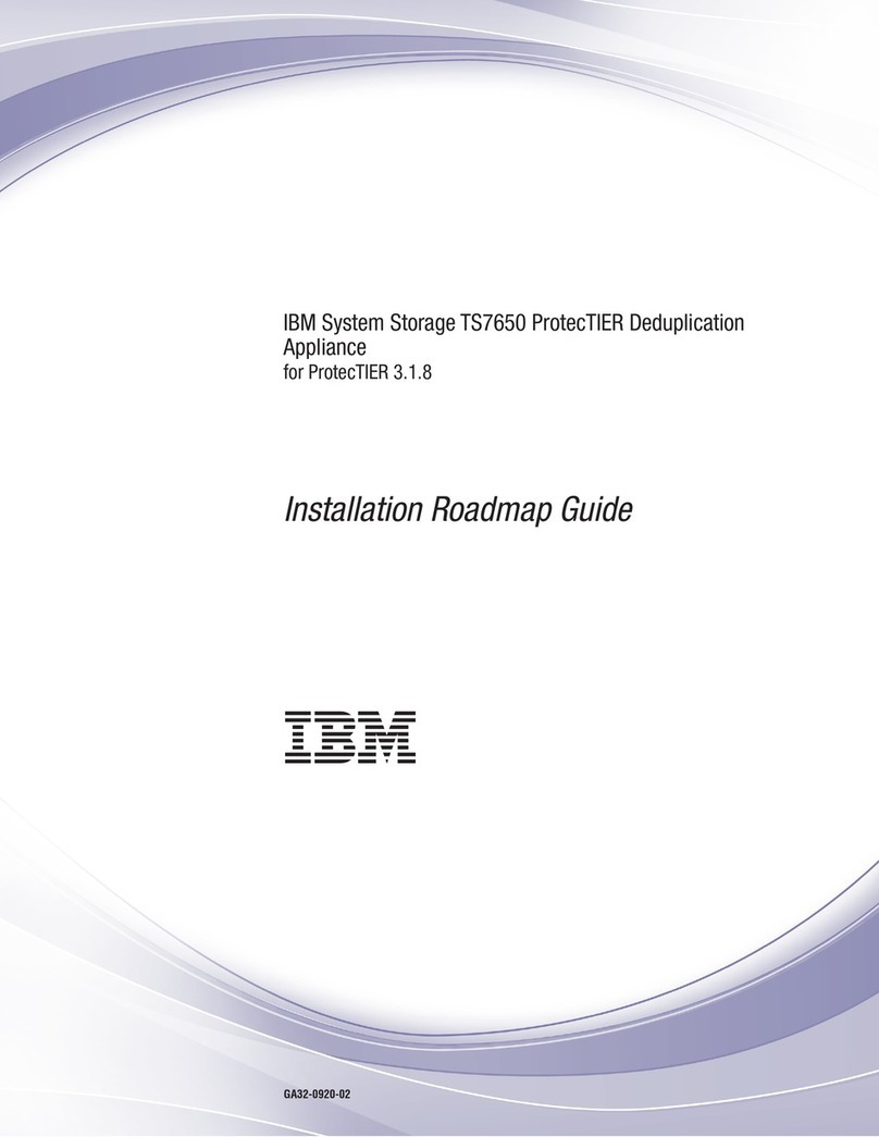 IBM TS7650 PROTECTIER DEDUPLICATION APPLIANCE User manual