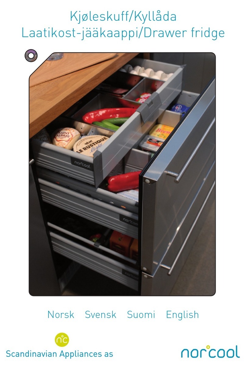 Scandinavian Appliances norcool Drawer fridge manual Scandinavian Appliances norcool Drawer fridge manual