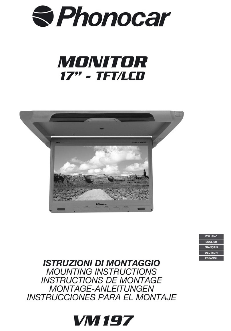 Phonocar VM197 Mounting instructions