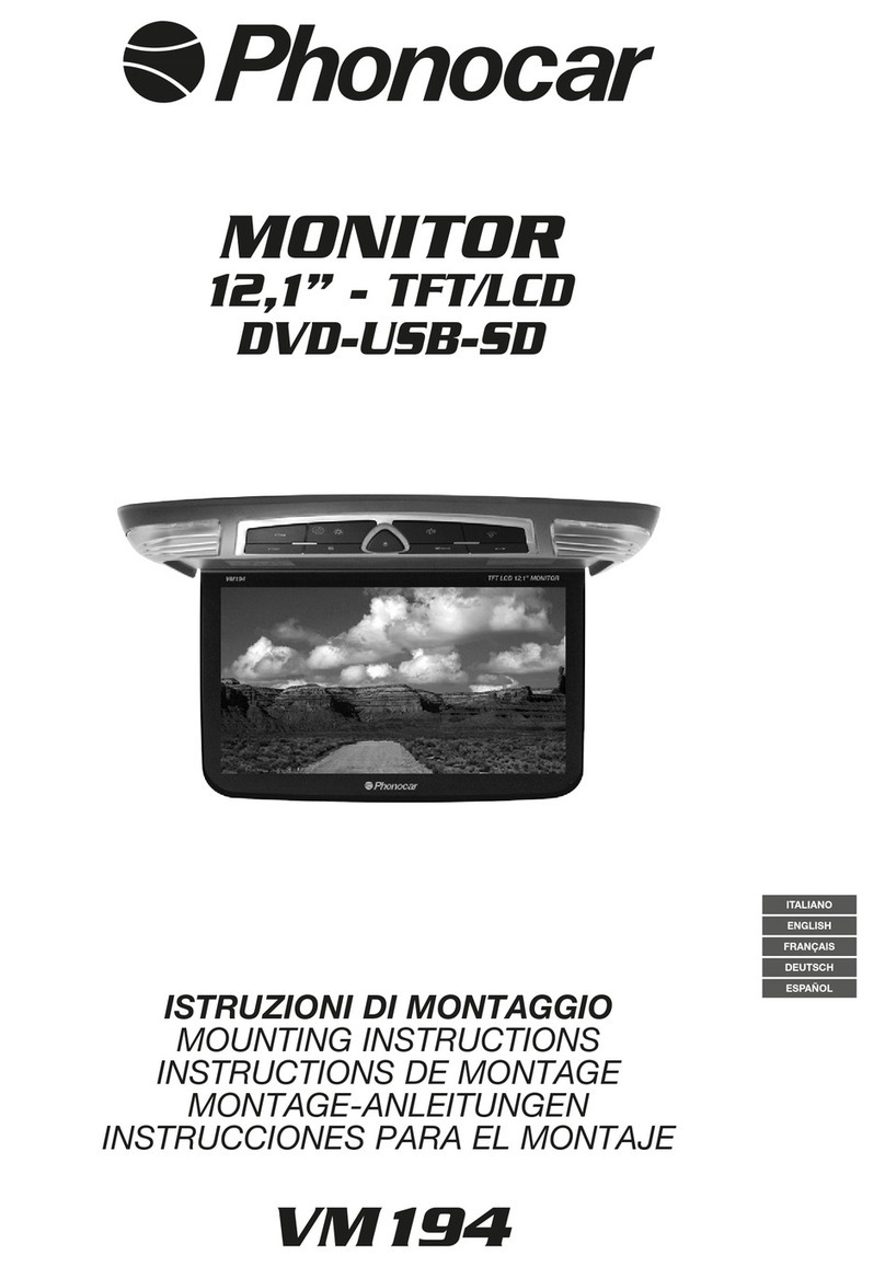 Phonocar VM194 Mounting instructions