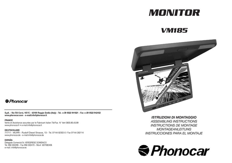 Phonocar VM185 Assembling instructions