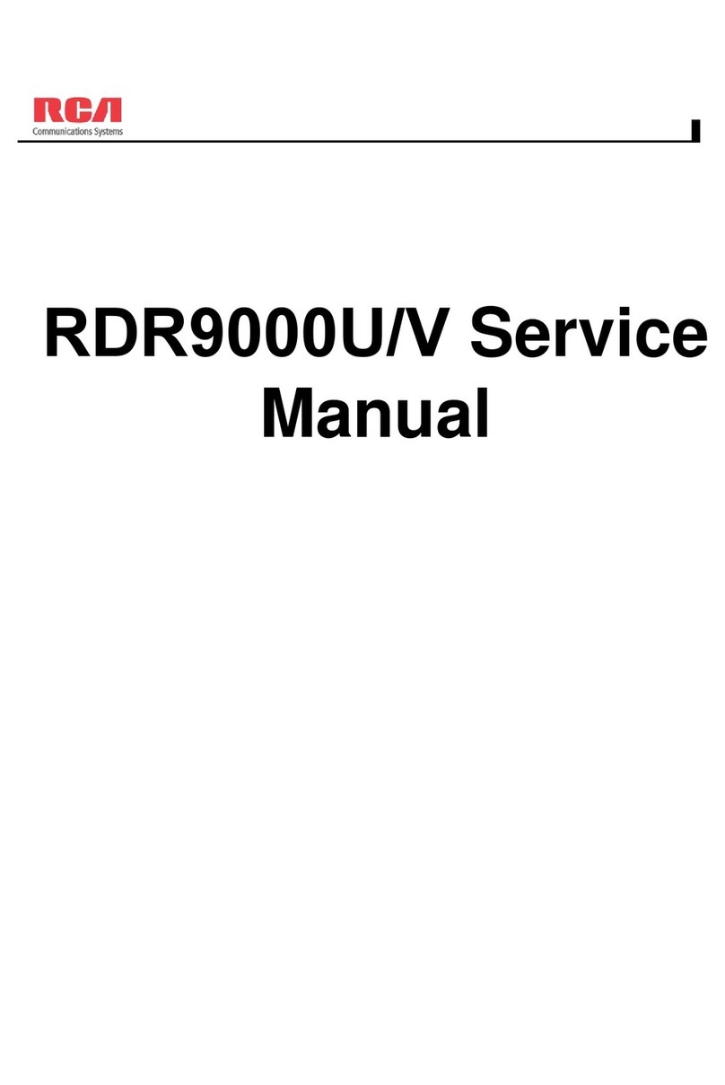 RCA RDR9000 Service manual