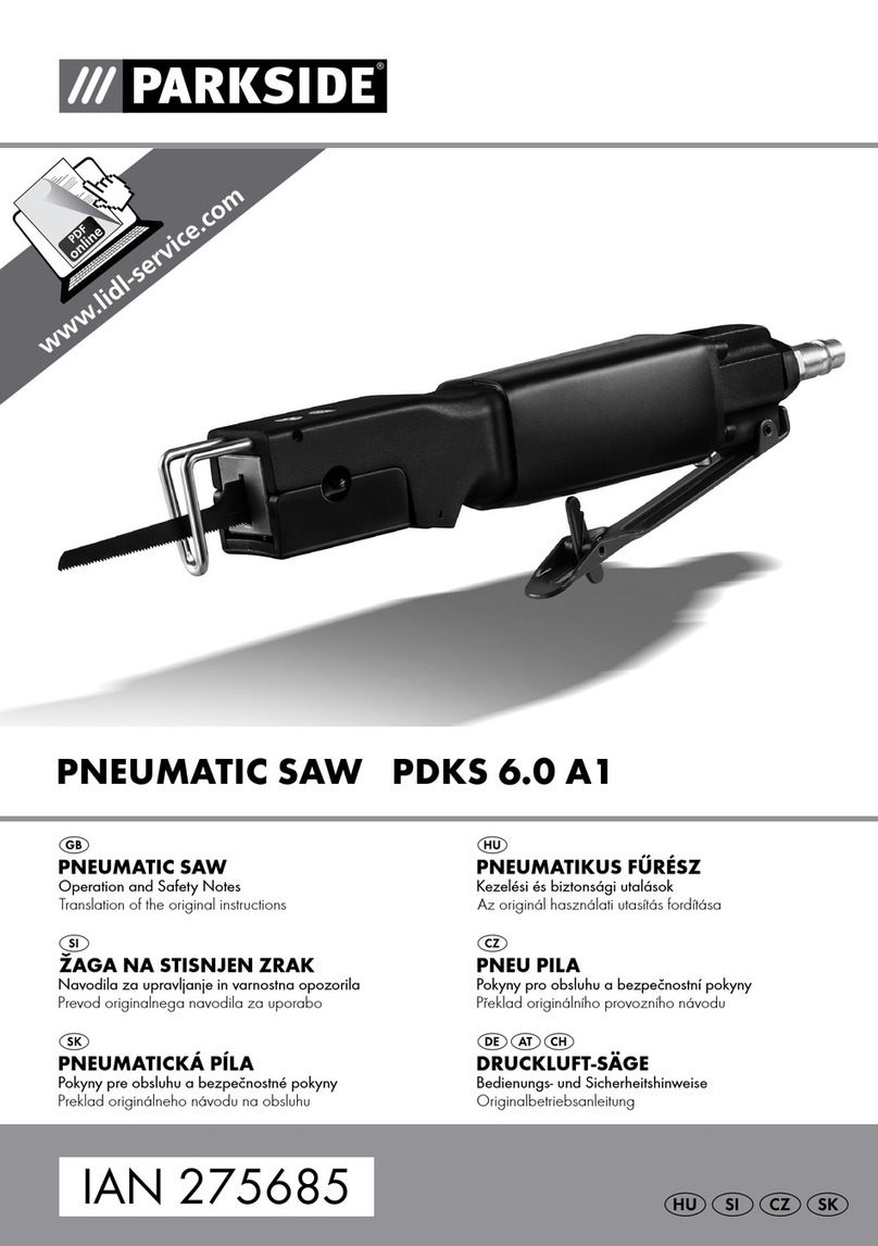 Parkside PDKS 6.0 A1 User manual