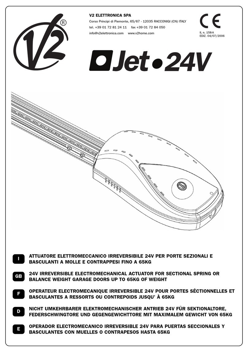 V2 JET-24V User manual