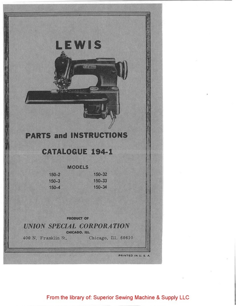 Lewis 150-2 PARTS and INSTRUCTIONS