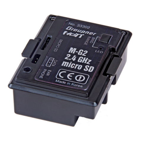 GRAUPNER HOTT M-G2 User manual