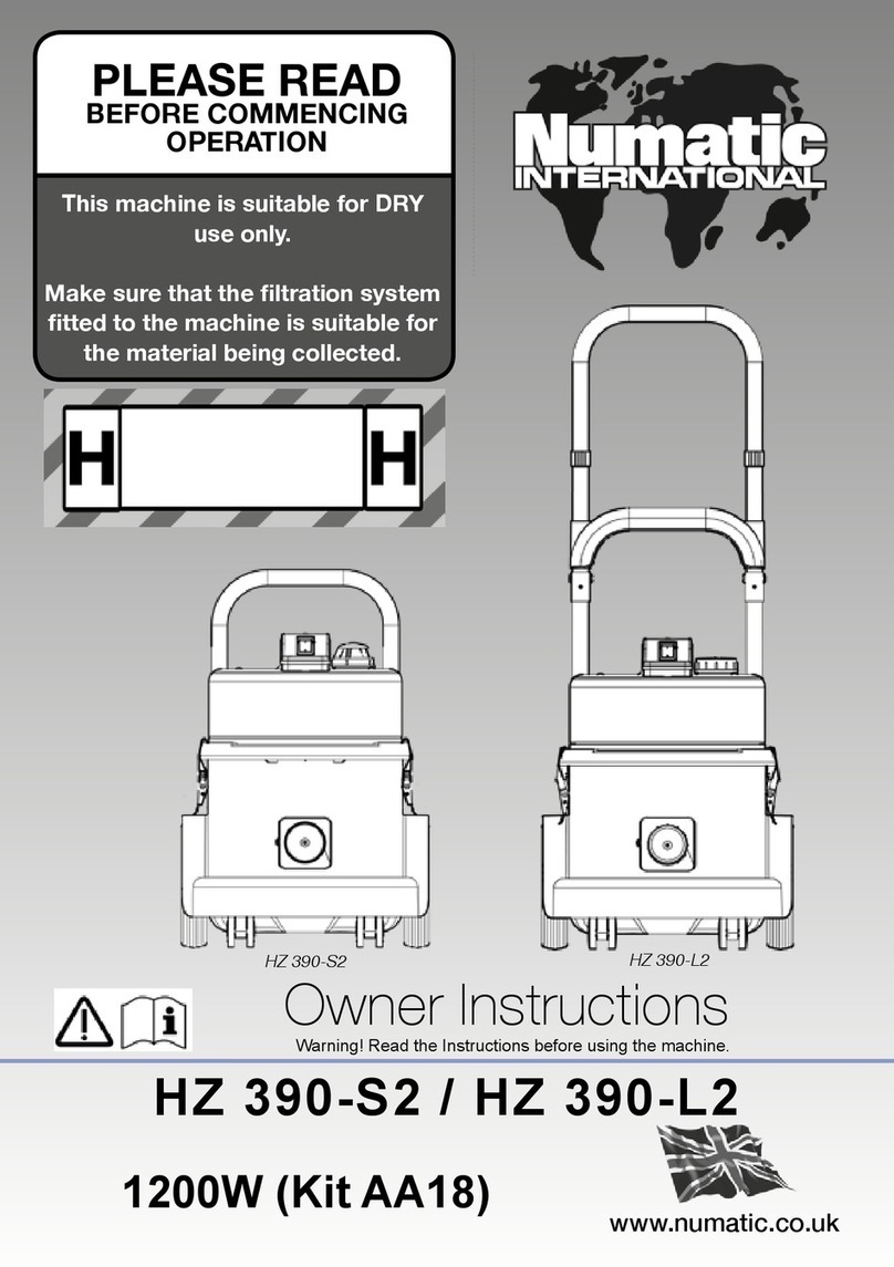 Numatic HZ 390-S2 User manual