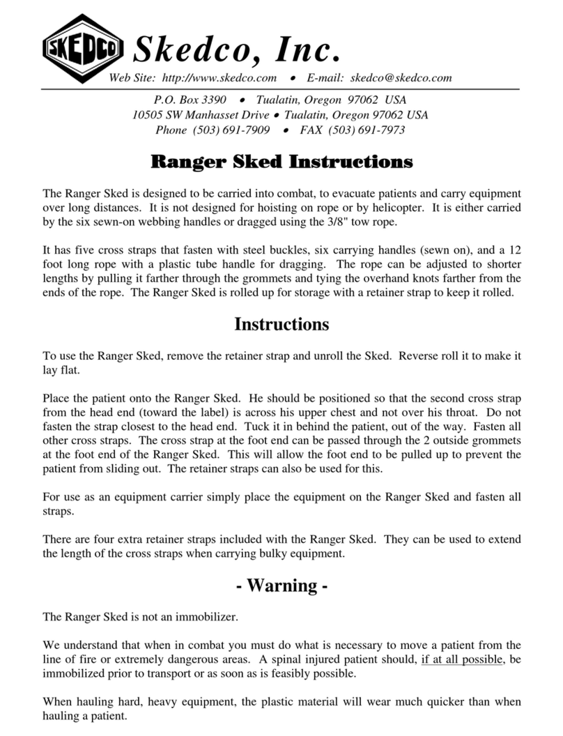 SKEDCO Ranger Sked instructions