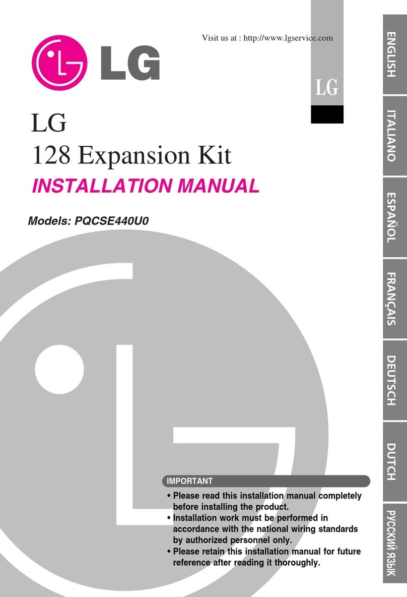 LG 128 Expansion Kit installation manual