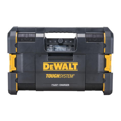 DeWalt ToughSystem 2.0 RADIO + CHARGER instruction manual