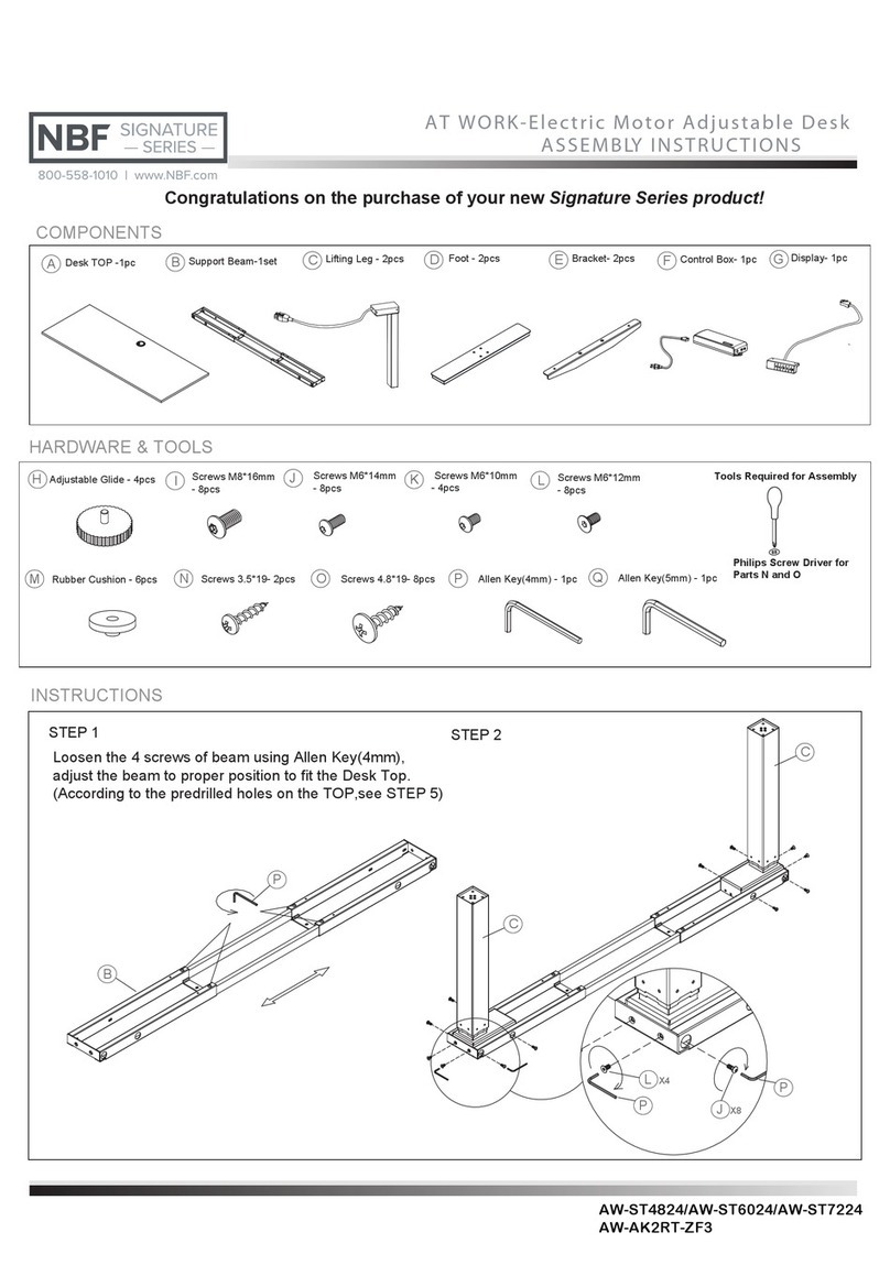 nbf Signature AT WORK Series User manual nbf Signature AT WORK Series User manual