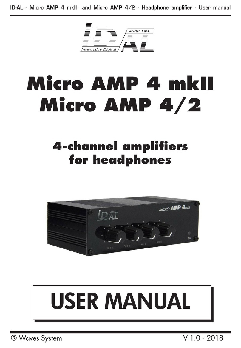 ID-AL Micro AMP 4 mkII User manual
