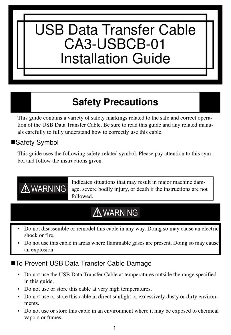Pro-face CA3-USBCB-01 User manual