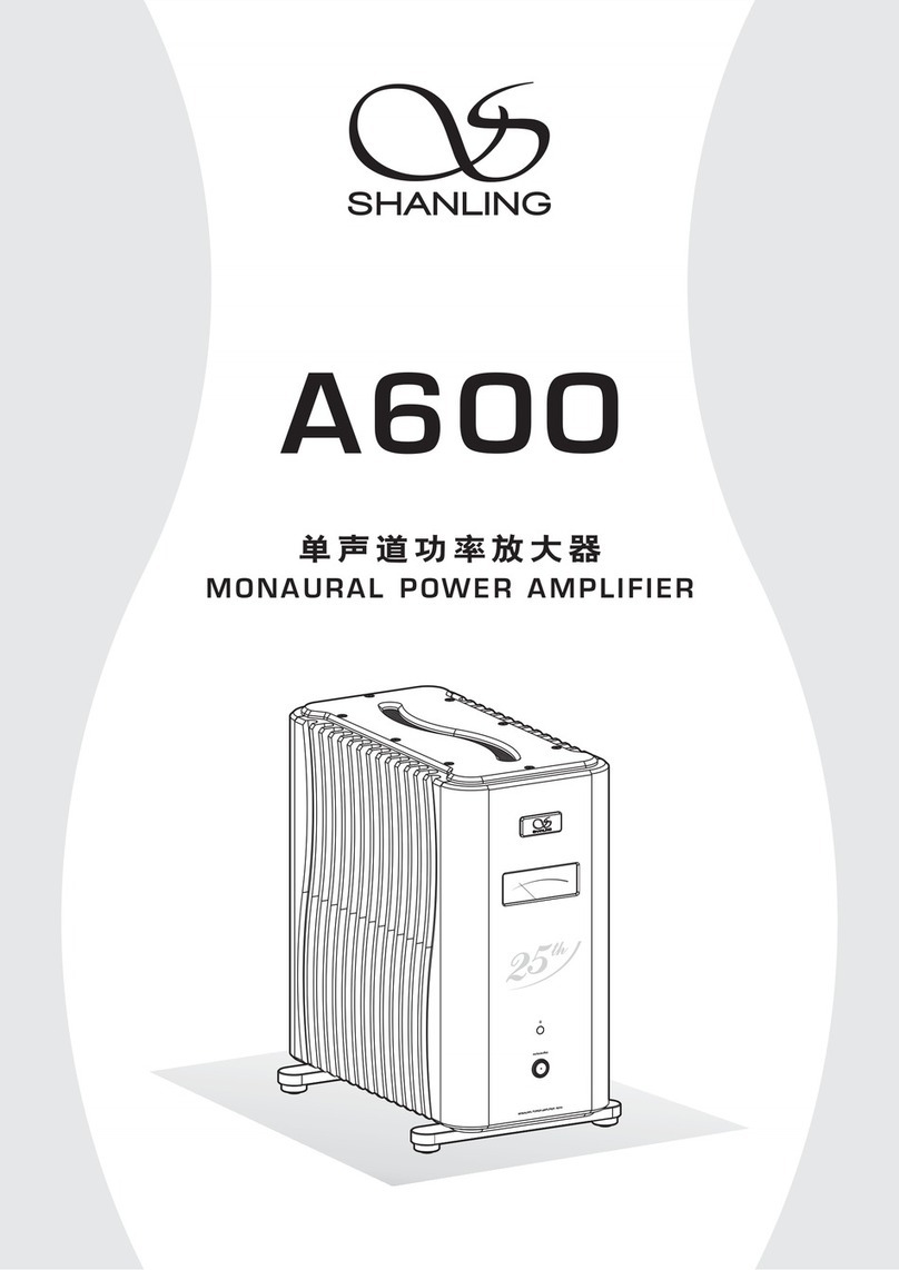 Shanling A600 user manual Shanling A600 user manual