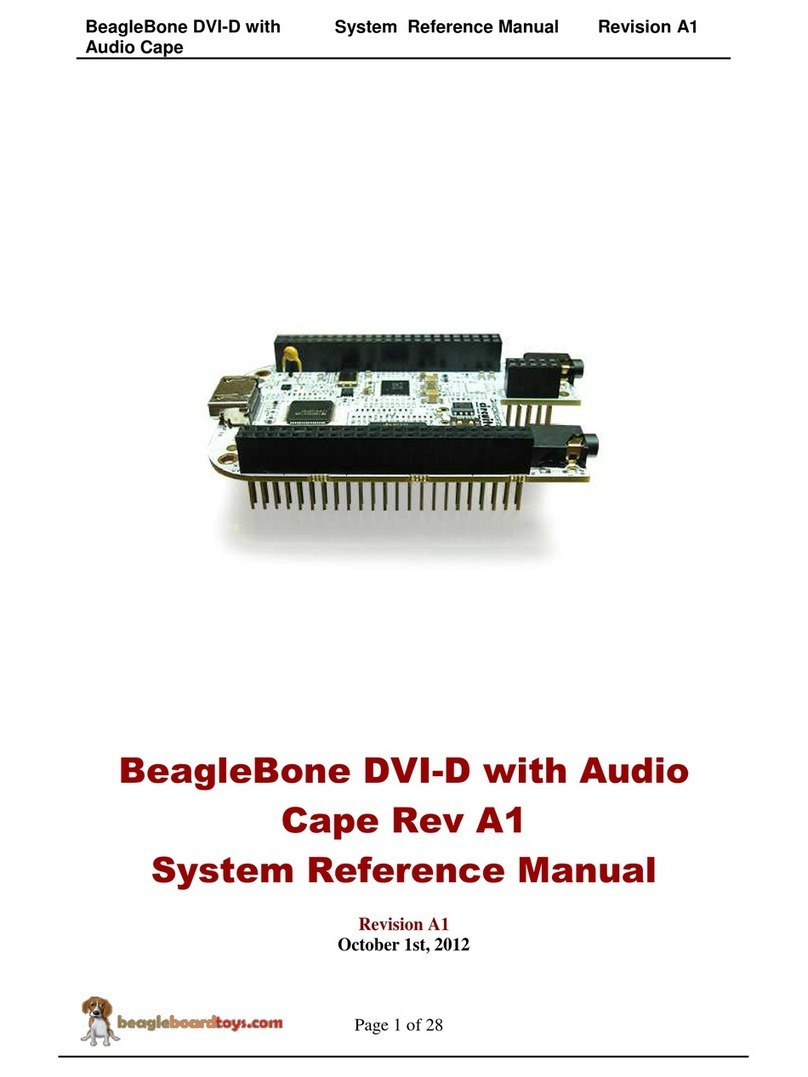 BeagleBoard BeagleBone DVI-D User manual