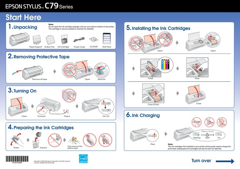 Epson Stylus C79 Series User manual