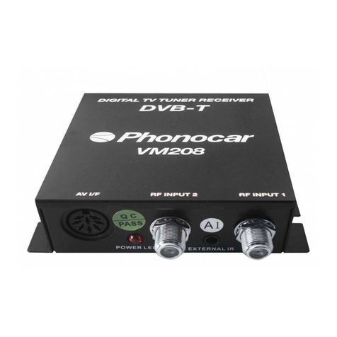 Phonocar VM208 Use and care manual