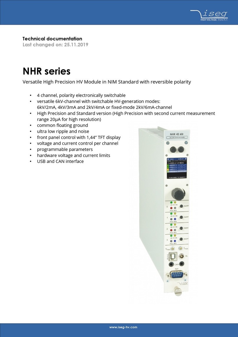 iseg NHR Series Guide