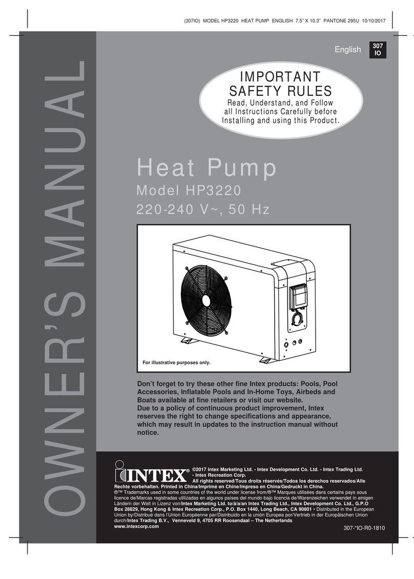 Intex HP3220 User manual