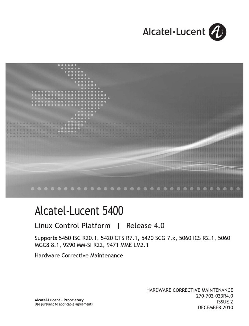 Alcatel-Lucent 5400 maintenance
