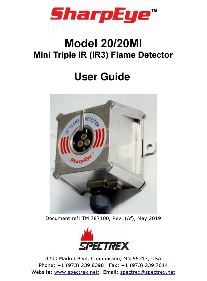 Spectrex SHARPEYE 20 user guide