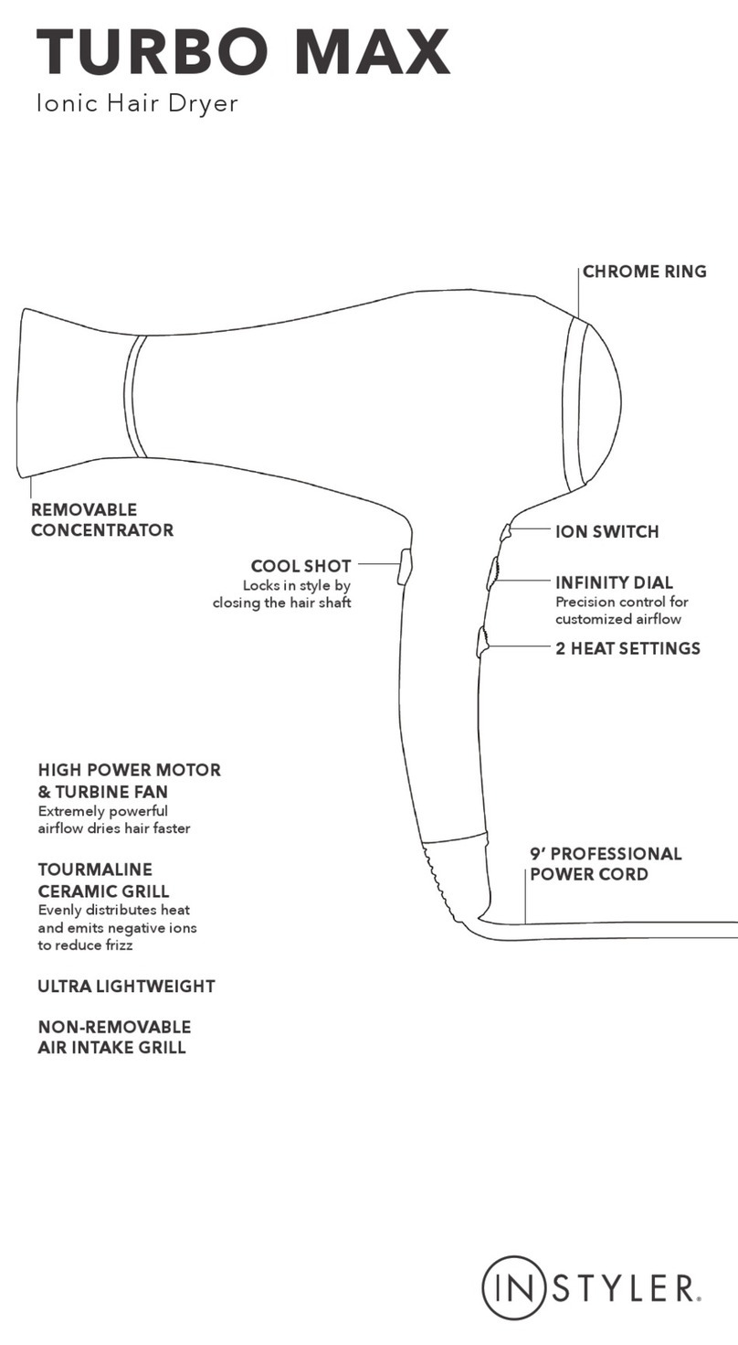 InStyler TURBO MAX manual