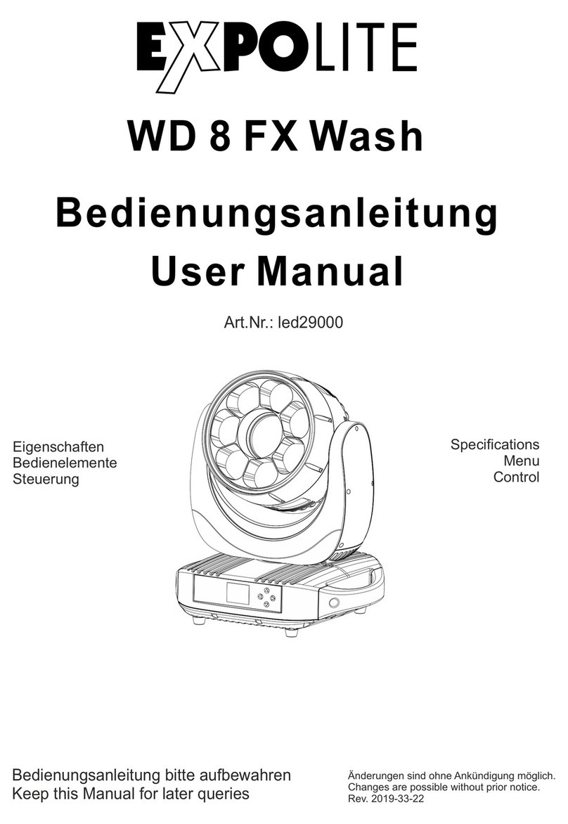 Expolite WD8 FX Wash user manual